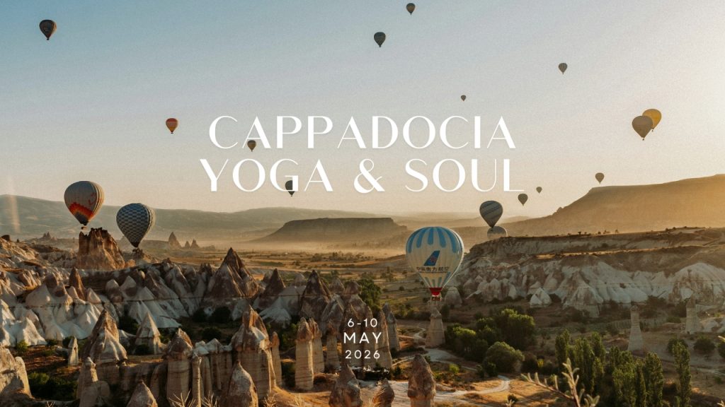 Cappadocia Yoga & Soul Retreat with hot air balloons at sunrise, Turkey