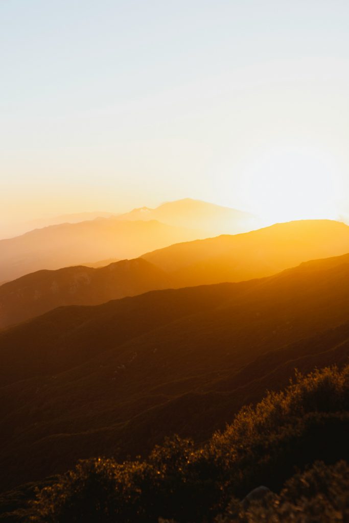 Cappadocia Yoga Retreat Sunset Mountains